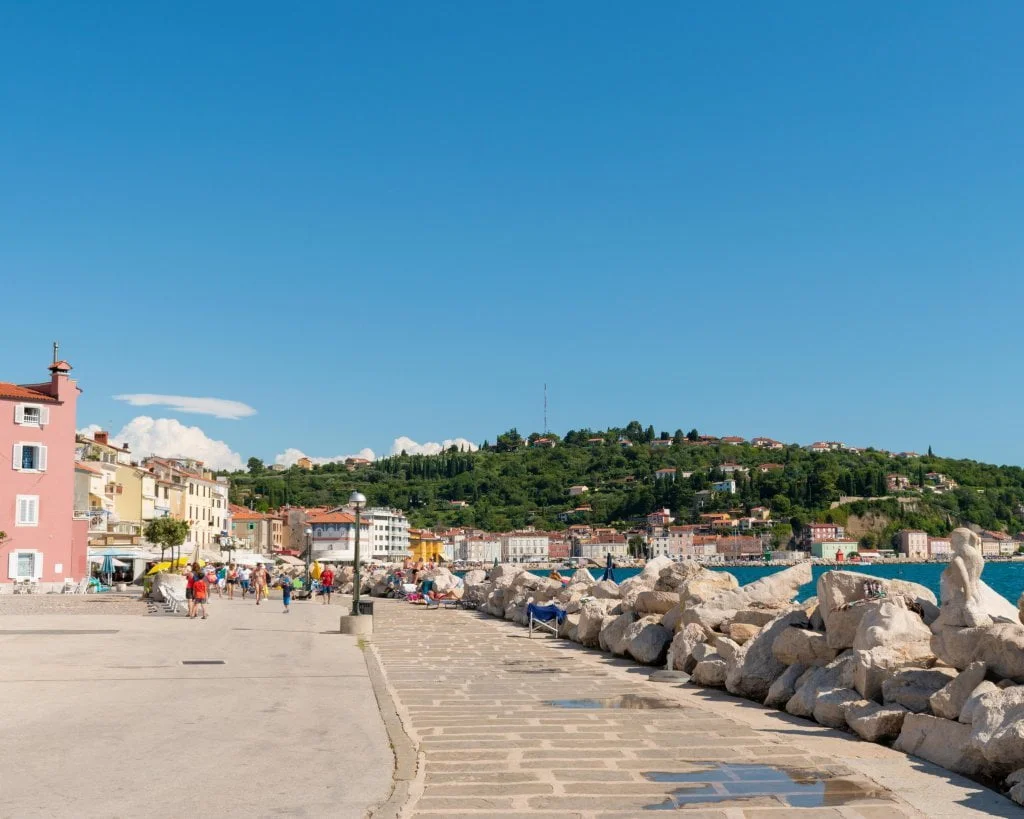 PIRANO - SLOVENIA - IL PORTO - NON VIAGGIATA - OTTIMA QUALITÀ